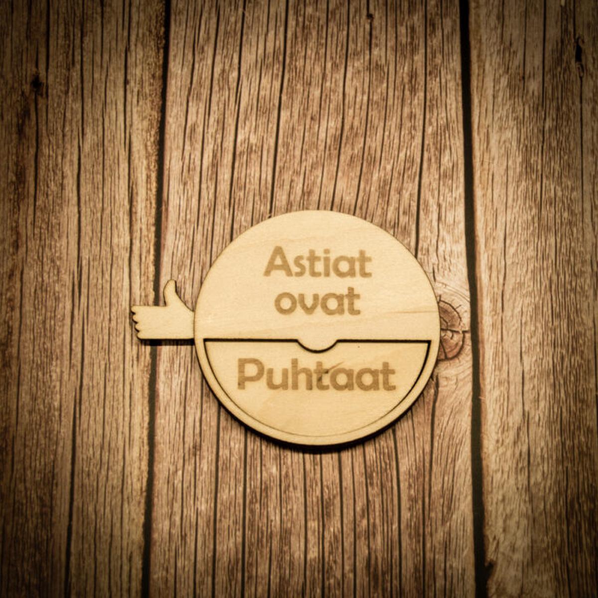 Tiskikonekyltti pyöreä Tiskikonekyltti pyöreä