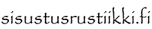 Sisustusrustiikki logo