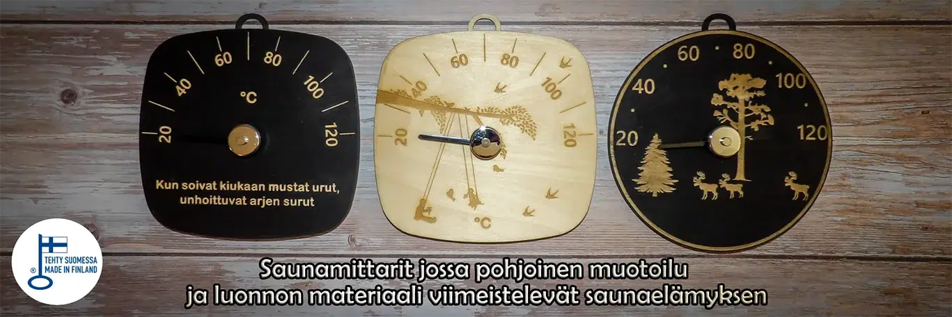 Banneri saunamittari tyopoyta